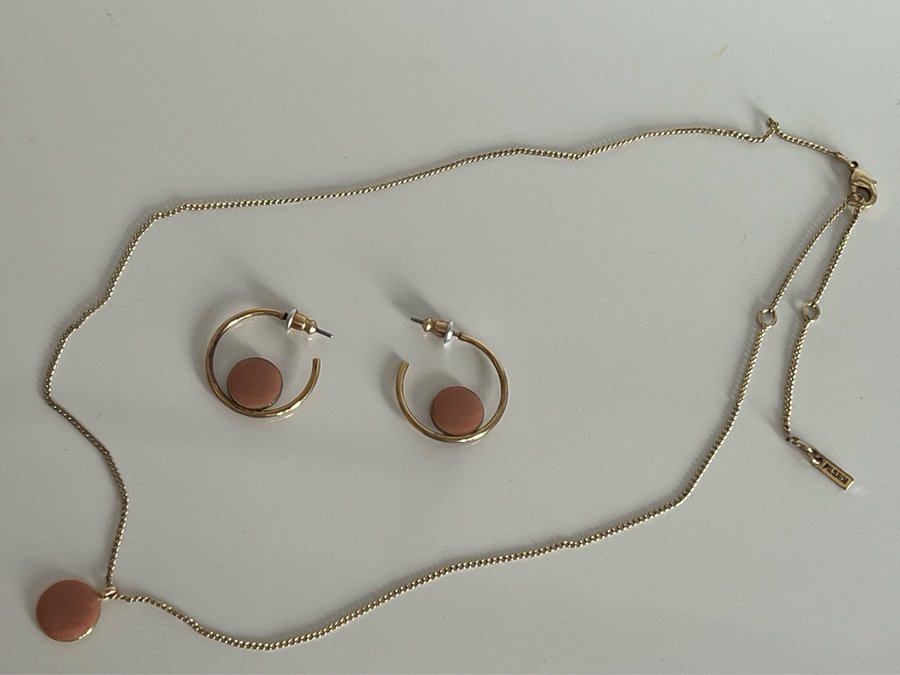 Pilgrim set Halsband och örhänge