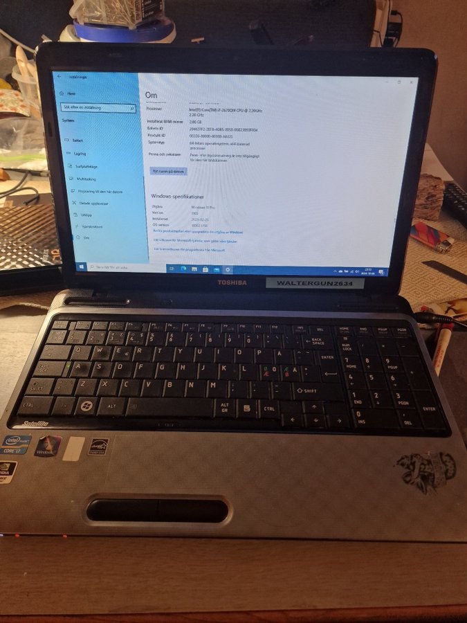 Toshiba Satellite Laptop