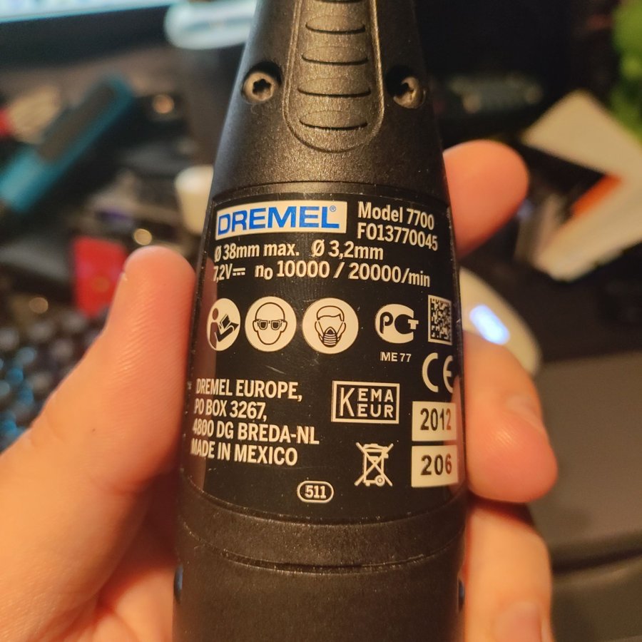 Dremel 7700 med laddare