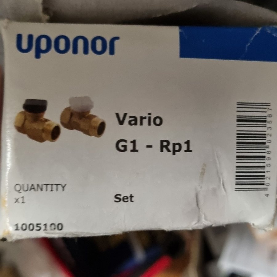 Uponor Vario G1 - Rp1 Set