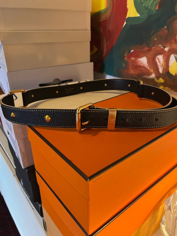 Louis Vuitton svart bälte