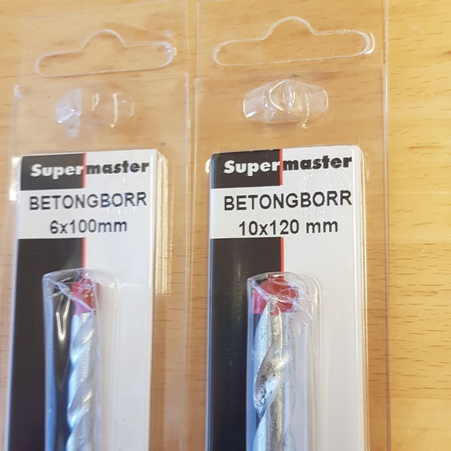 BETONGBORRAR SUPERMASTER 6X100 MM 4st +10 x120 4st