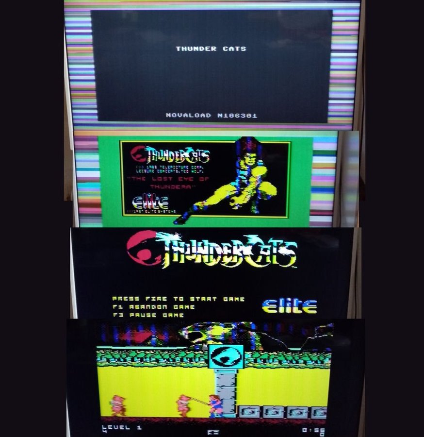 Thunder Cats (EDOS - Elite Systems) ->TESTAD<- Commodore 64 / C64 Spel