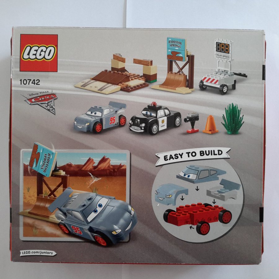 LEGO Juniors 10742 - Disney Pixar Bilar OÖPPNAD