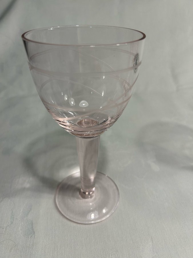 3 st. Rosa glas