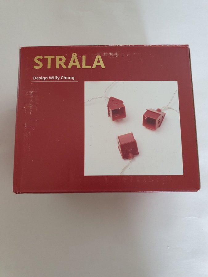 IKEA STRÅLA Julbelysning med hus