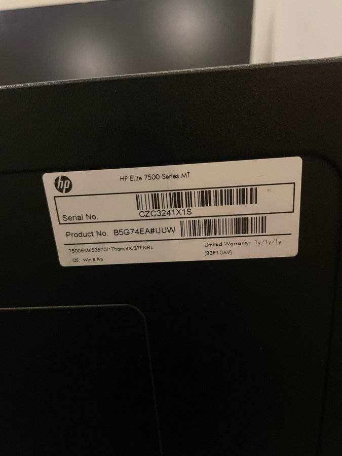 HP Elite 7500 Series MT