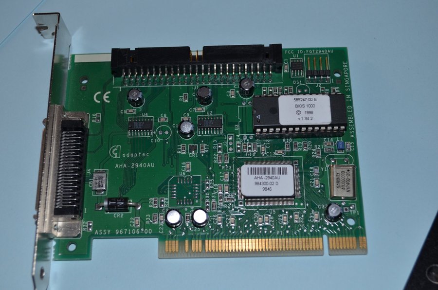 Adaptec AHA-2940AU SCSI-kort PCI