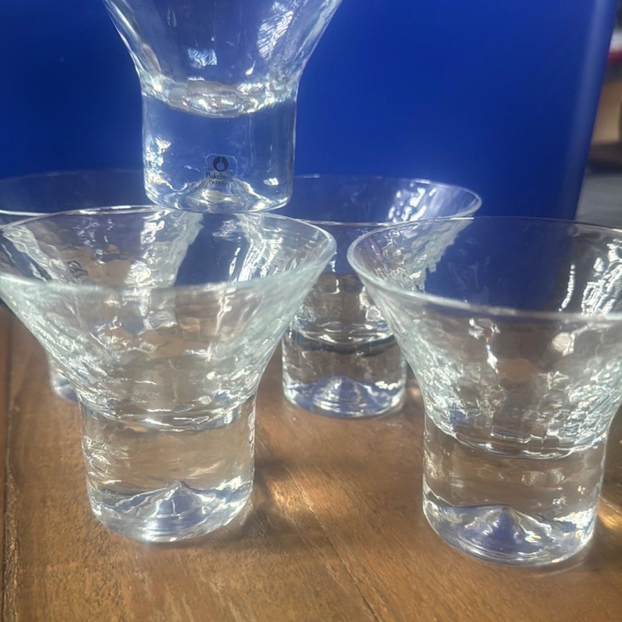 ** 5 GLAS COCKTAILGLAS RUSTICA PUKEBERG