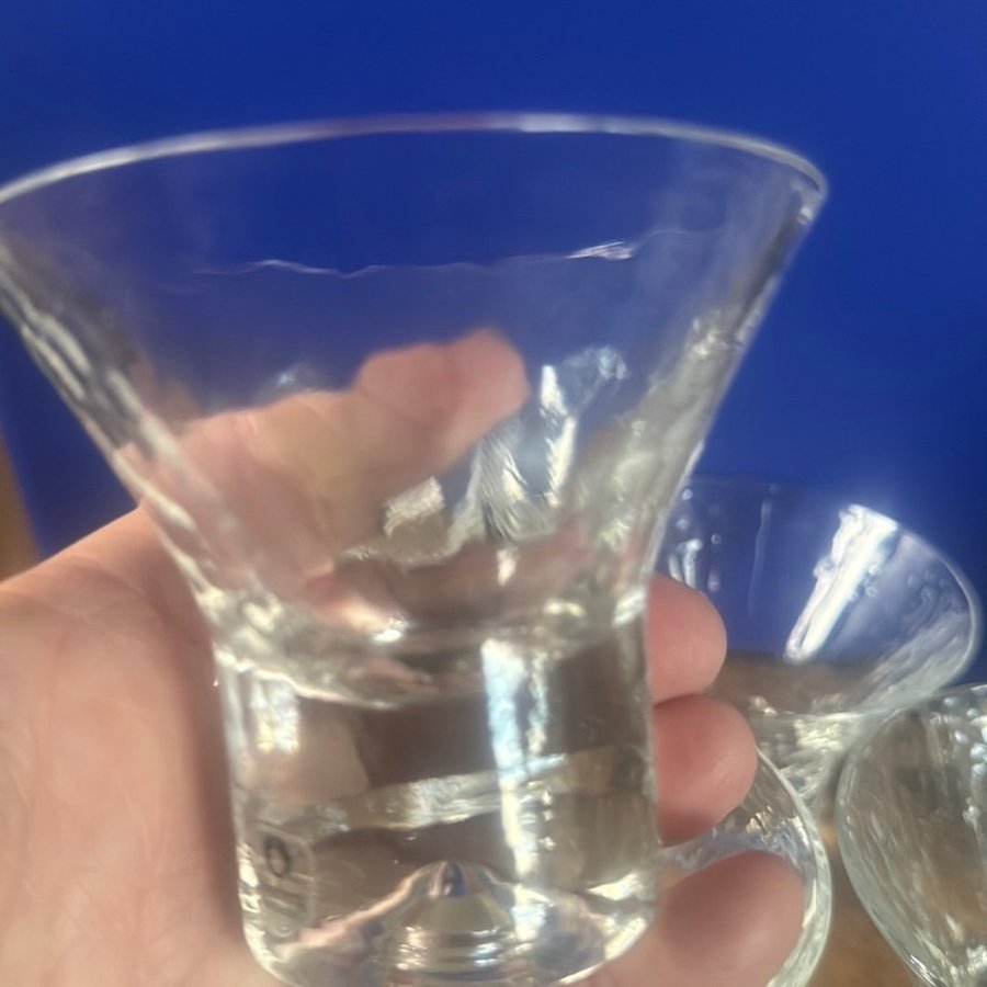 ** 5 GLAS COCKTAILGLAS RUSTICA PUKEBERG