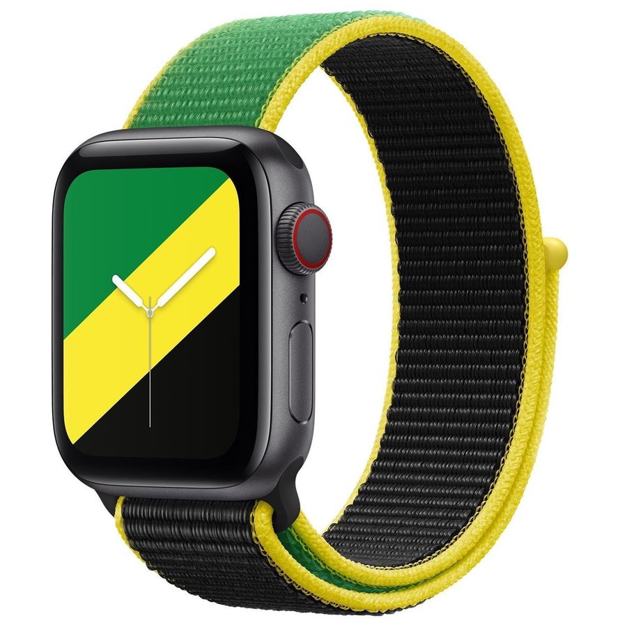 Nylonloop 44/45/46/49mm Apple Watch Armband - JAMAICA