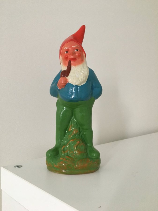 Figurin, Tomte, Terrakotta,