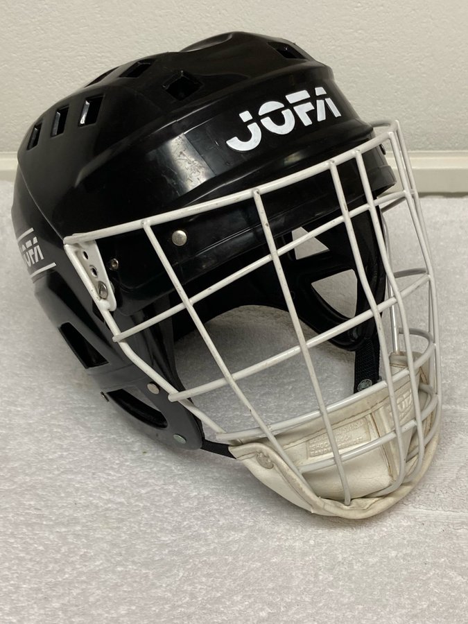 Jofa 280 Med Målvaktsgaller 262 Irbe Hockey Hjälm Hockeyhjälm Retro Vintage