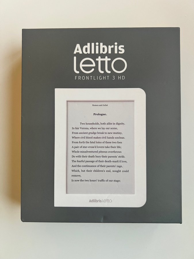 Adlibris Letto Frontlight 3 HD E-läsare