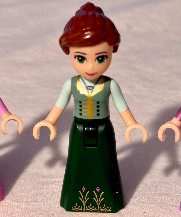 Lego Disney, princess, Aurora, Anna, Rapunzel, tillbehör,