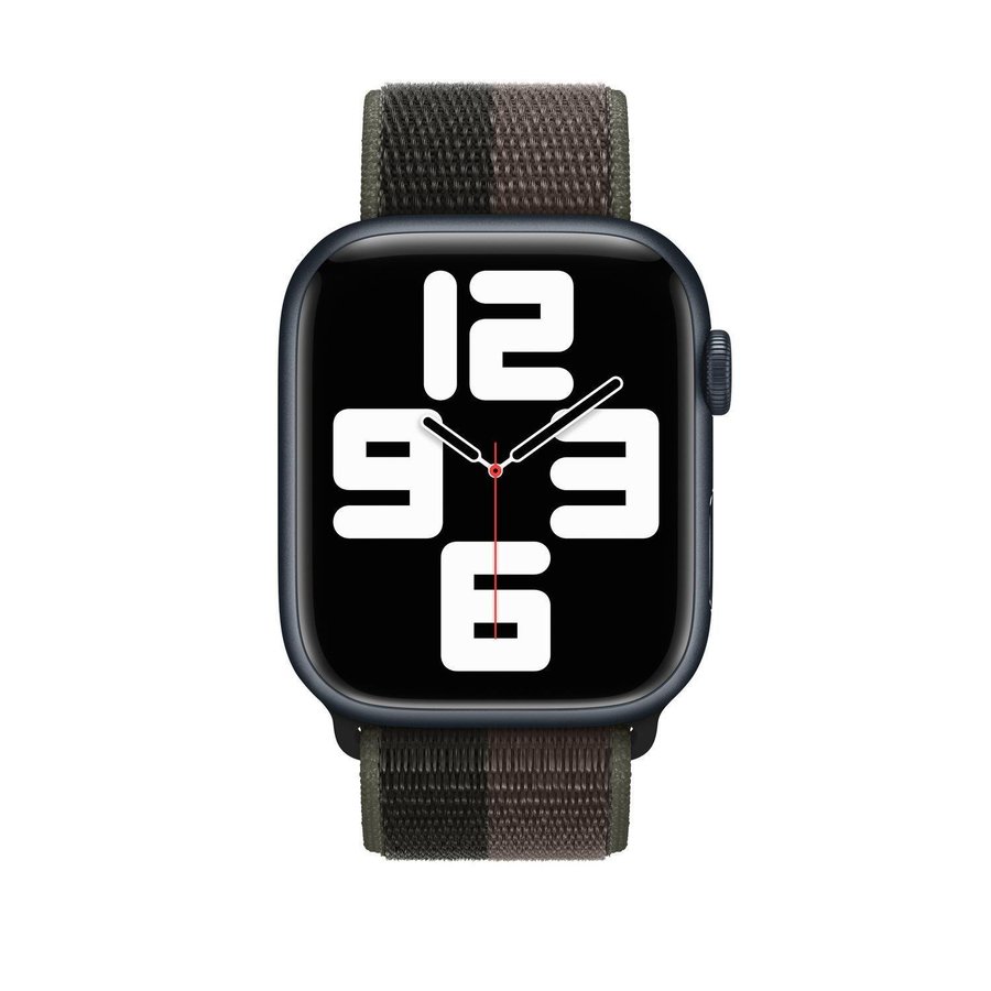 Nylonloop 44/45/46/49mm Apple Watch Armband - MÖRK STORM