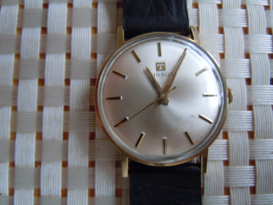 Tissot Herrarmbandsur i 14 K guld