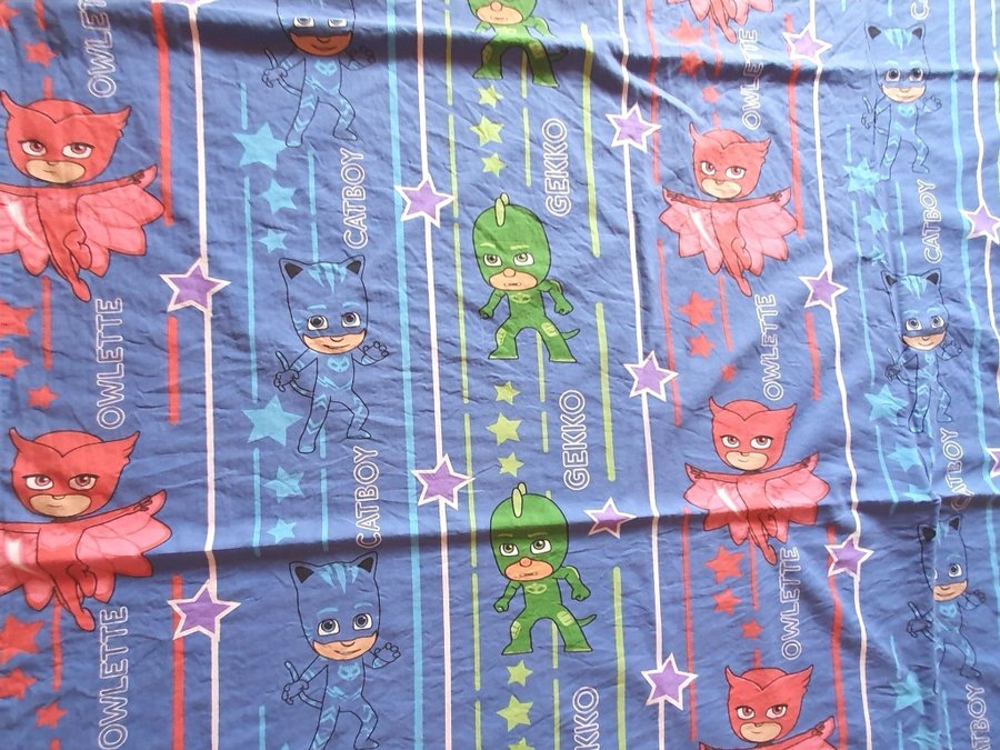 Påslakan PJMASKS Pyjamashjältarna 135x194 cm