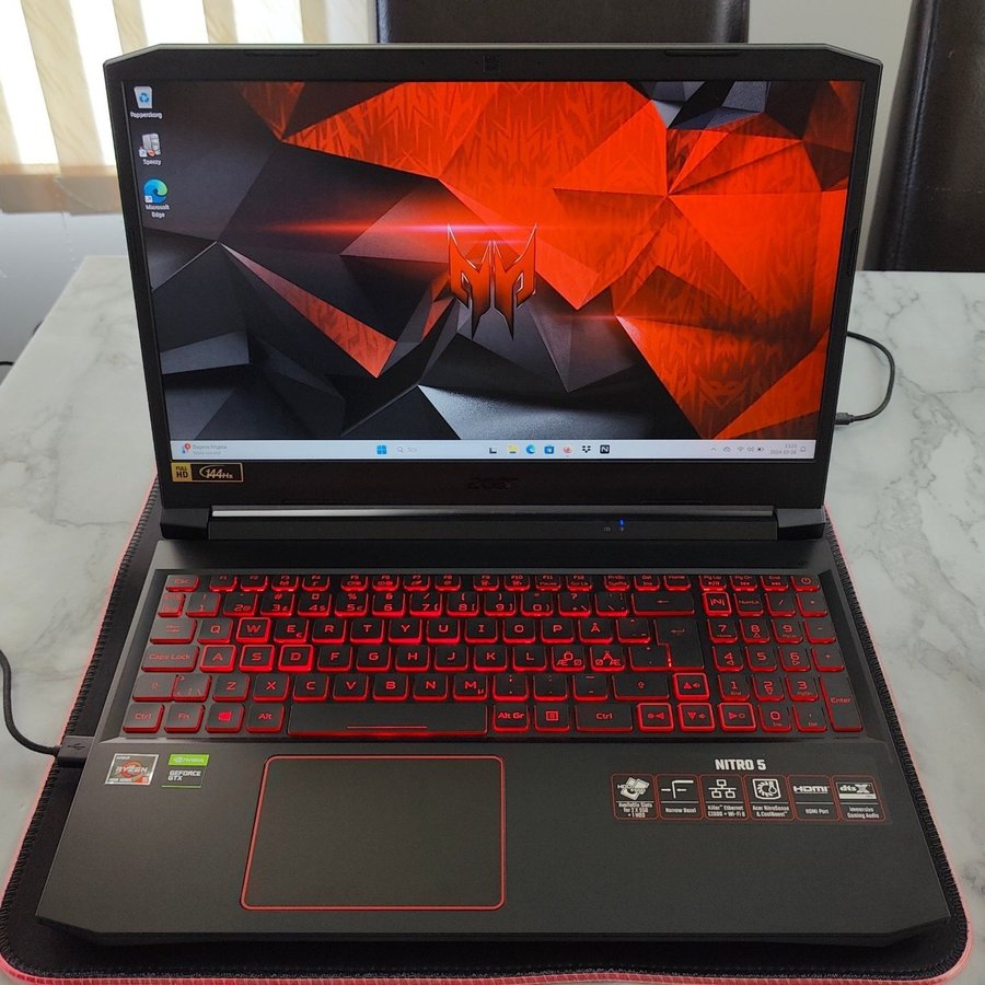 Nyskick - Acer Nitro 5 speldator - Maxad specs 64GB / 1TB