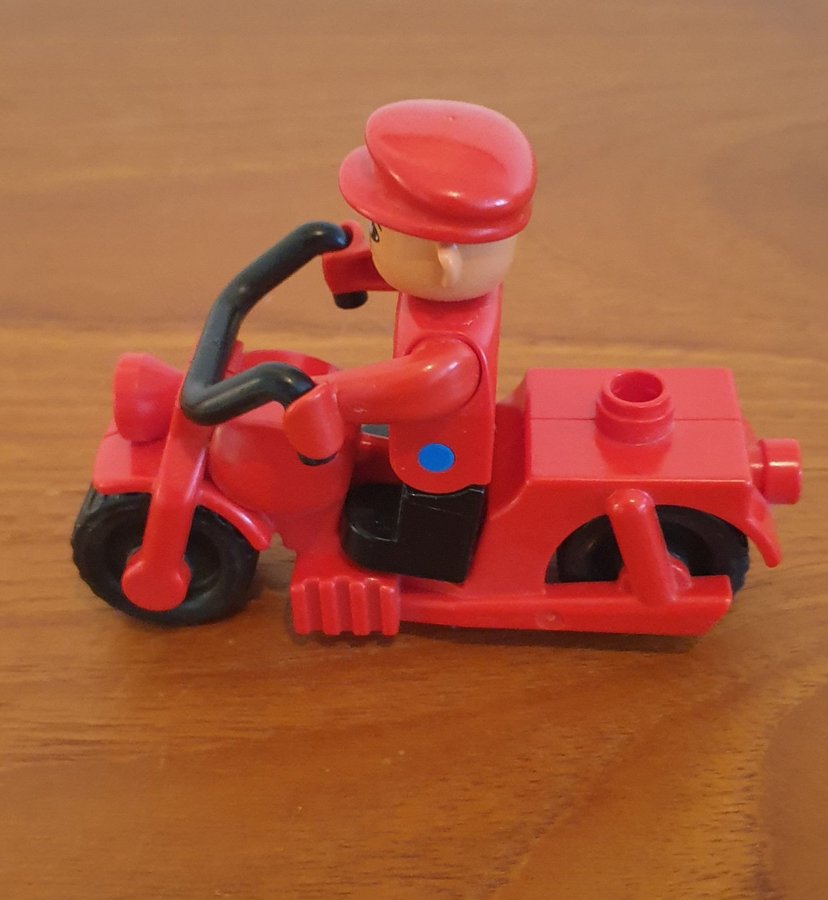 LEGO Duplo motorcykel med förare retro