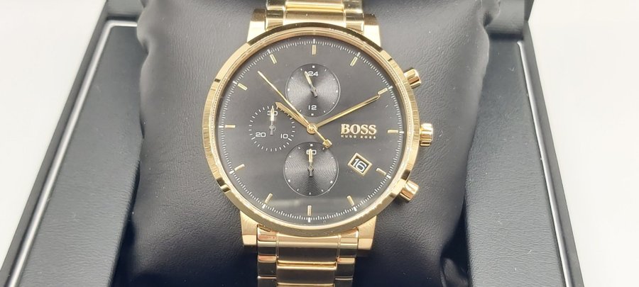 BOSS Hugo Boss Integrity HB1513781 Chronograaf Herenhorloge Goud