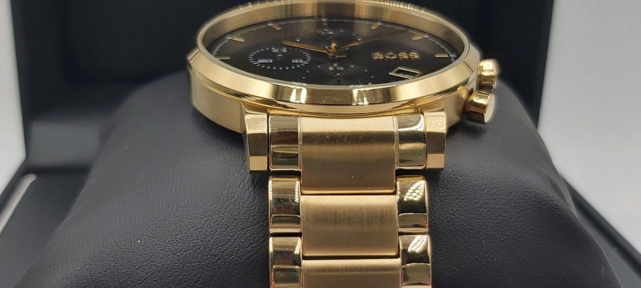 BOSS Hugo Boss Integrity HB1513781 Chronograaf Herenhorloge Goud