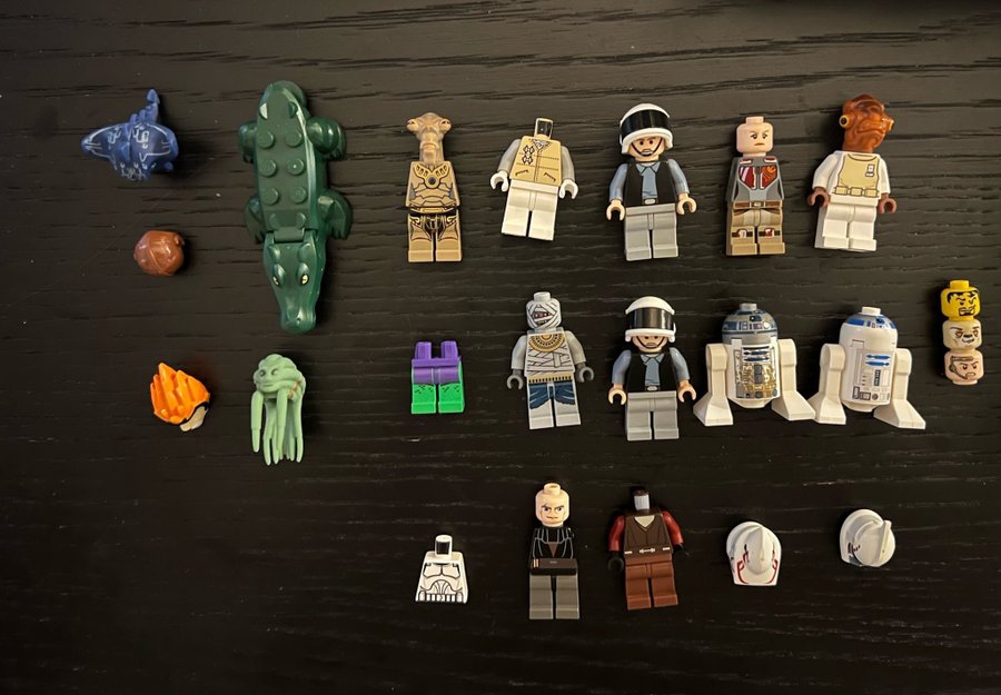 Lego Star Wars Parts + Minifigs + set 75089/8089/75012