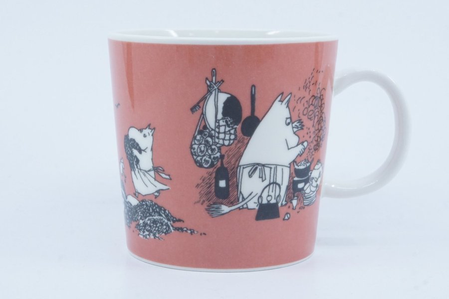 Muminmugg Mörkrosa / Moomin Mug Dark Rose