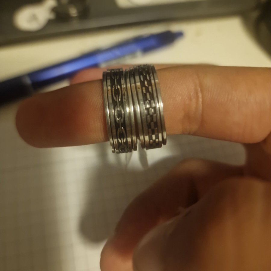 Stainless steel spinning ring