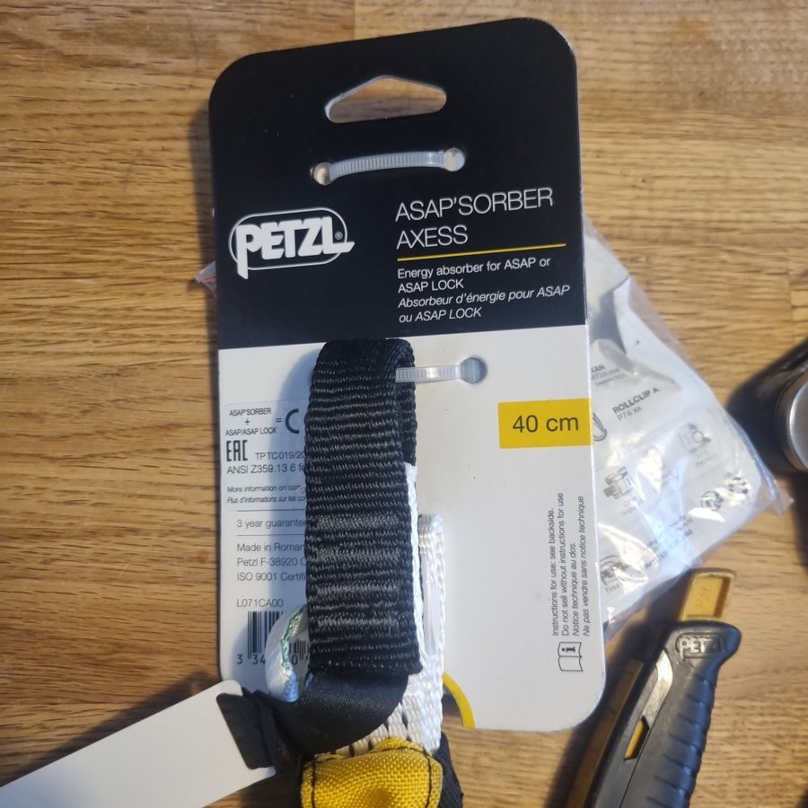 Petzl klätterutrustning