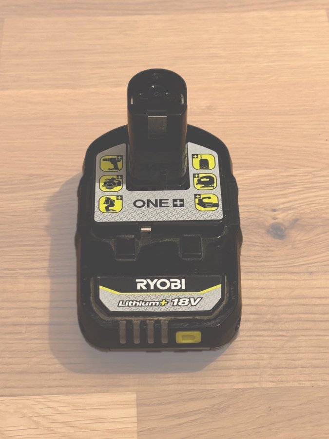 Ryobi 18V ONE+ batteri 2.0Ah -DEFEKT