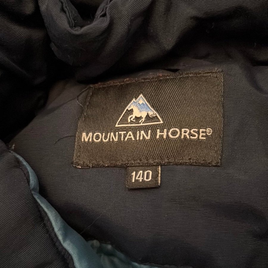 Mountain Horse mörkblå ridjacka, storlek 140