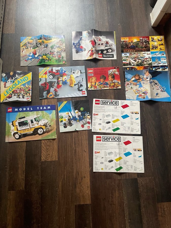 Lego reklam/broschyrer äldre retro