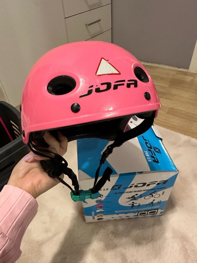 Jofa 715 LS Barnhjälm Rosa