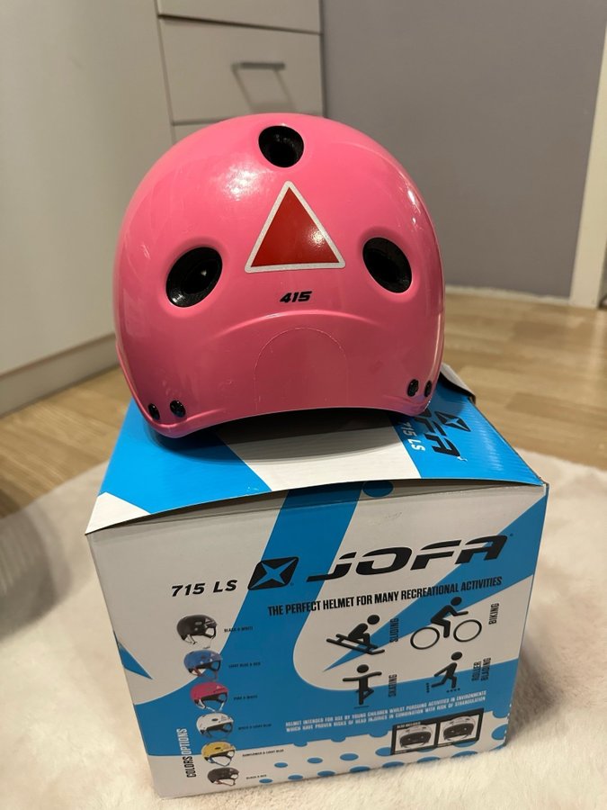 Jofa 715 LS Barnhjälm Rosa