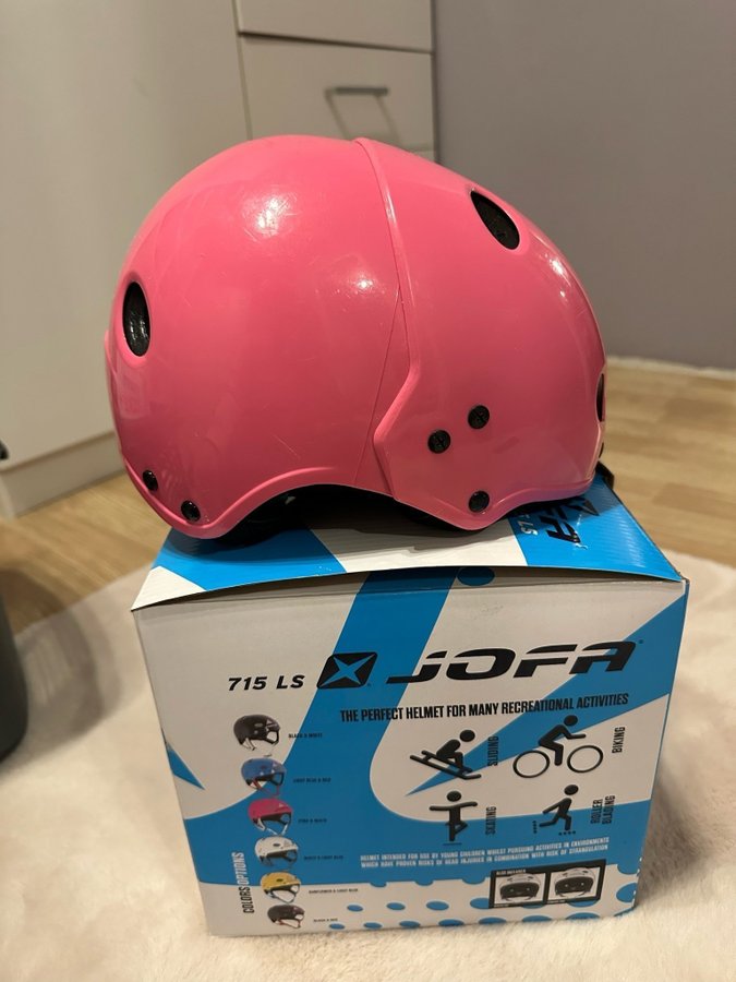 Jofa 715 LS Barnhjälm Rosa