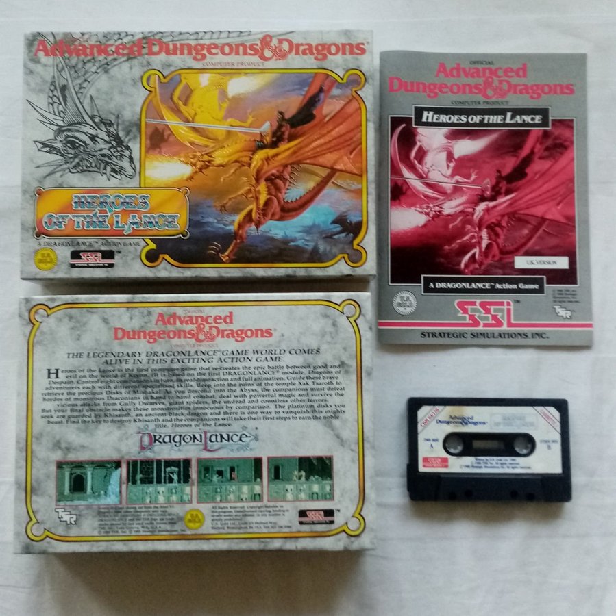 Heroes of the Lance (US Gold - SSI) ->TESTAD<- Commodore 64 / C64