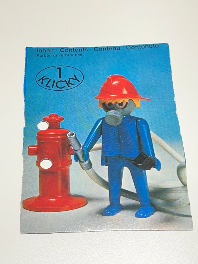 Playmobil POLISMAN POLICE OFFICER 3324 OCH BRANDMAN 3367 från 1970-1975