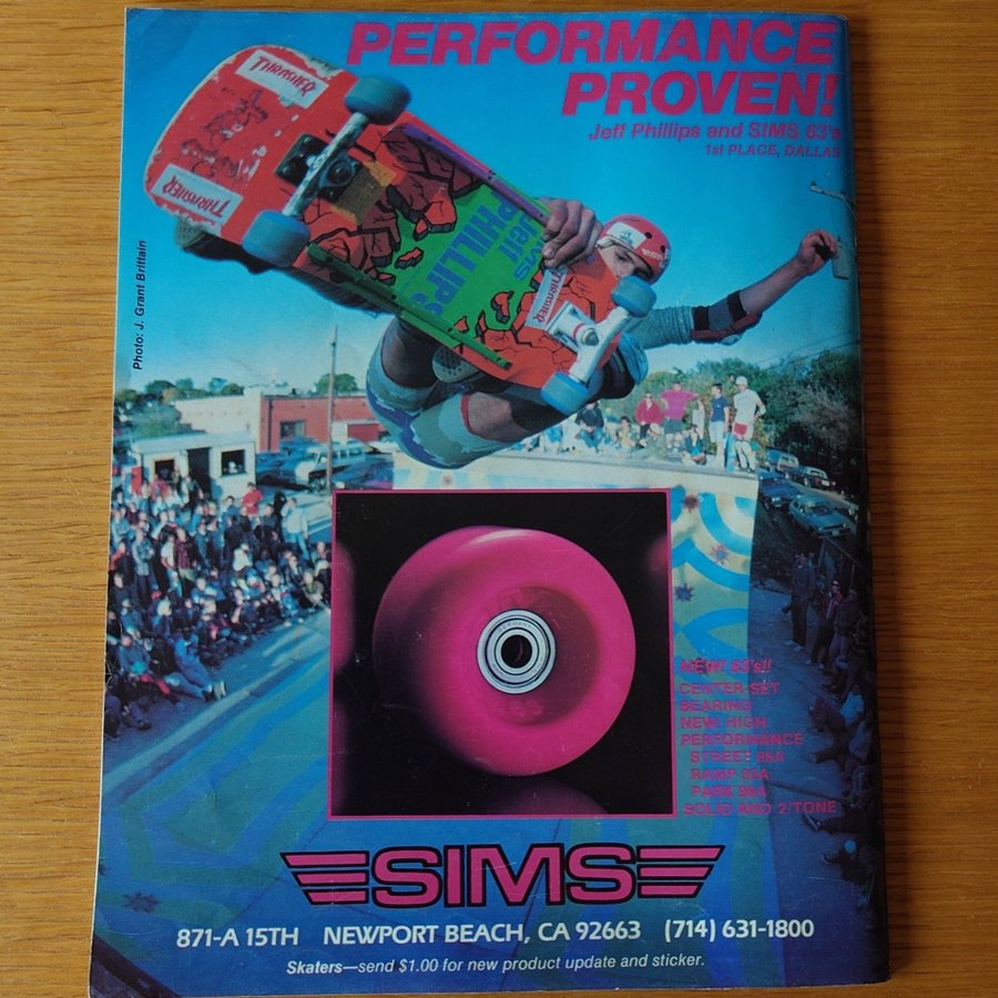 Thrasher Skateboard Magazine - Januari 1985, Vol.5 No.1