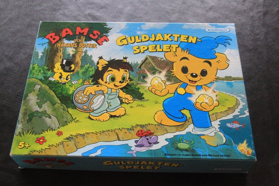 Guldjaktenspelet Bamse och häxans dotter