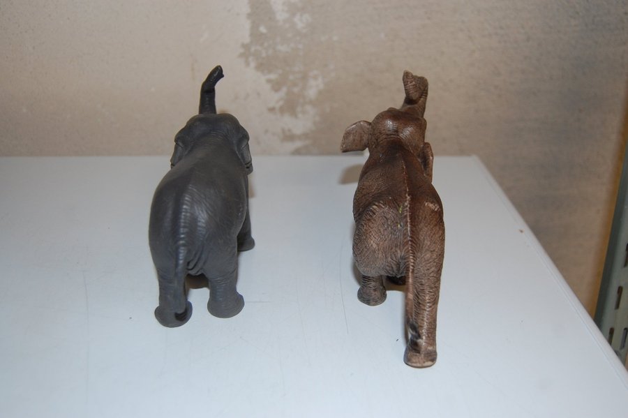 2 Schleich elefanter