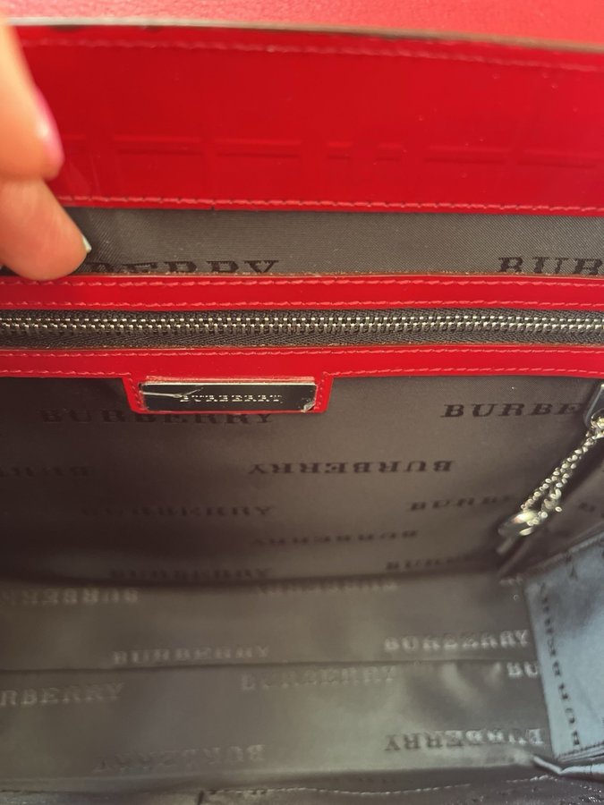 New Vintage Burberry Red bag