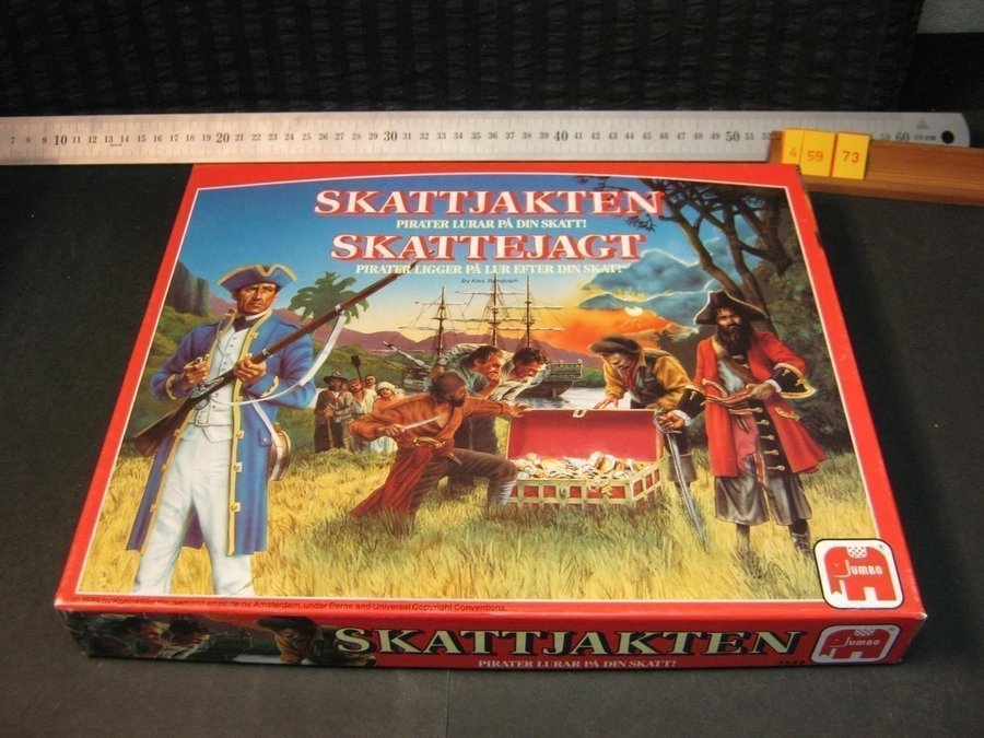 Skattjakten, Jumbo 1989, Komplett i Mycket fint skick