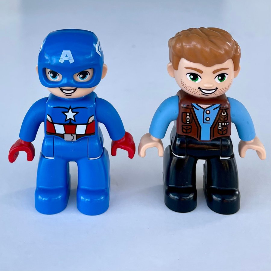 DUPLO - Captain America, Super Heroes Avengers + Owen Grady | LEGO | Fint skick