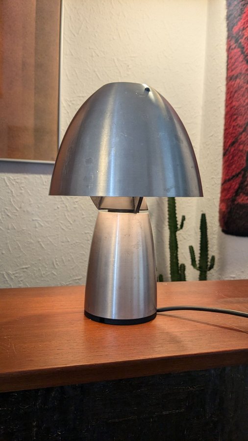 Mark Slöjd space age table lamp aluminium 1960's