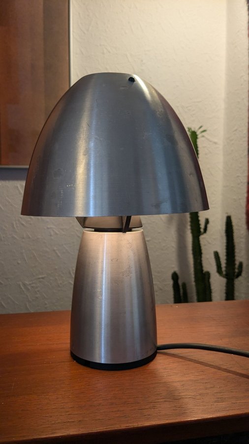 Mark Slöjd space age table lamp aluminium 1960's