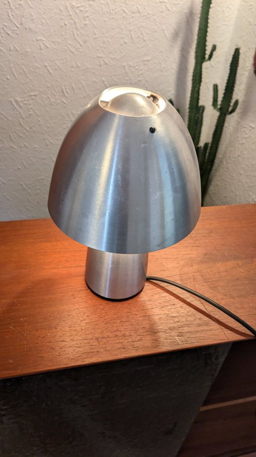 Mark Slöjd space age table lamp aluminium 1960's