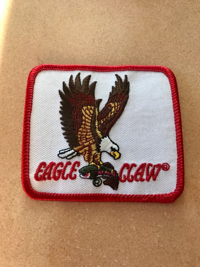 Eagle Claw märke,Patch. Retro, vintage.