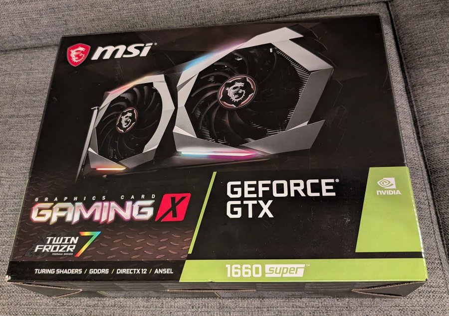 MSI GeForce GTX 1660 Super Gaming X