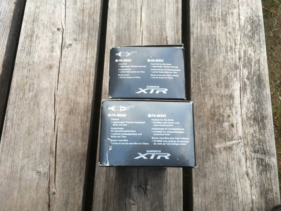 Shimano XTR navset, M960 32 hål inkl quickrelease ny i originallåda!